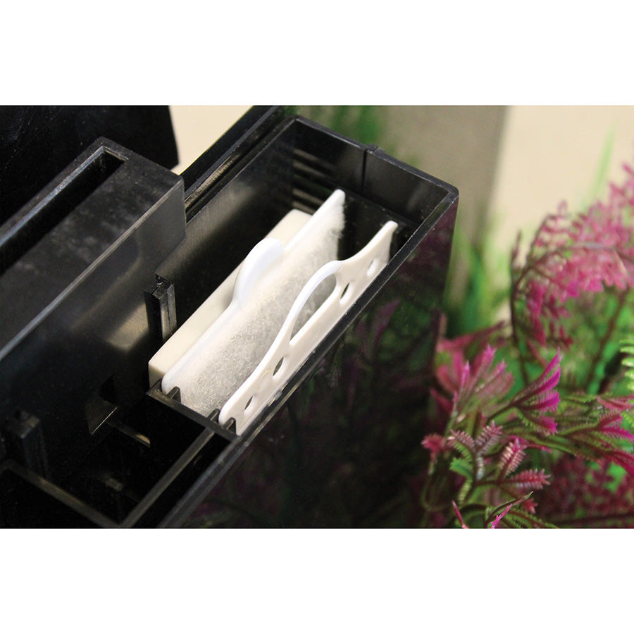 Aqua One Platform Aquarium Black 37L | Floating Effect LED Fish Tank
