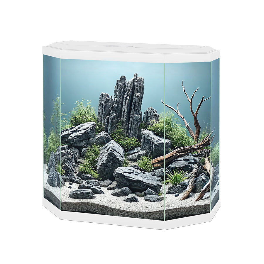 Ciano Aqua 30 Aquarium White 25L | Complete LED Freshwater Fish Tank Kit