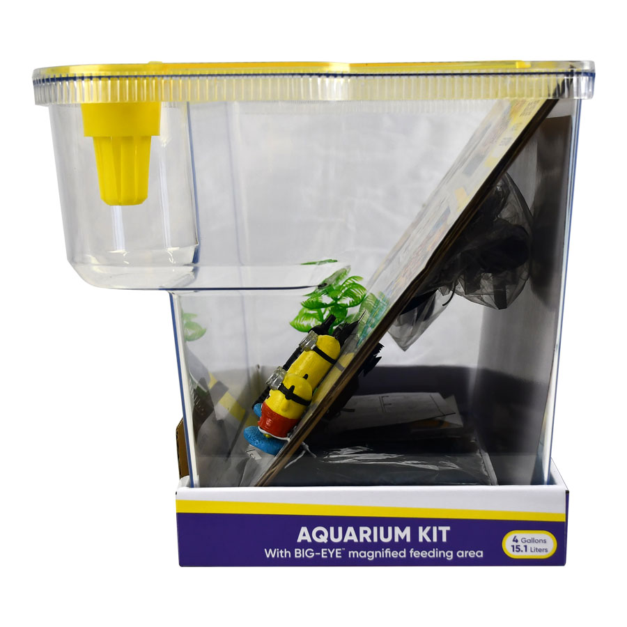 Minions Big Eye Aquarium Kit 15L | Fun Character Fish Tank Starter Set
