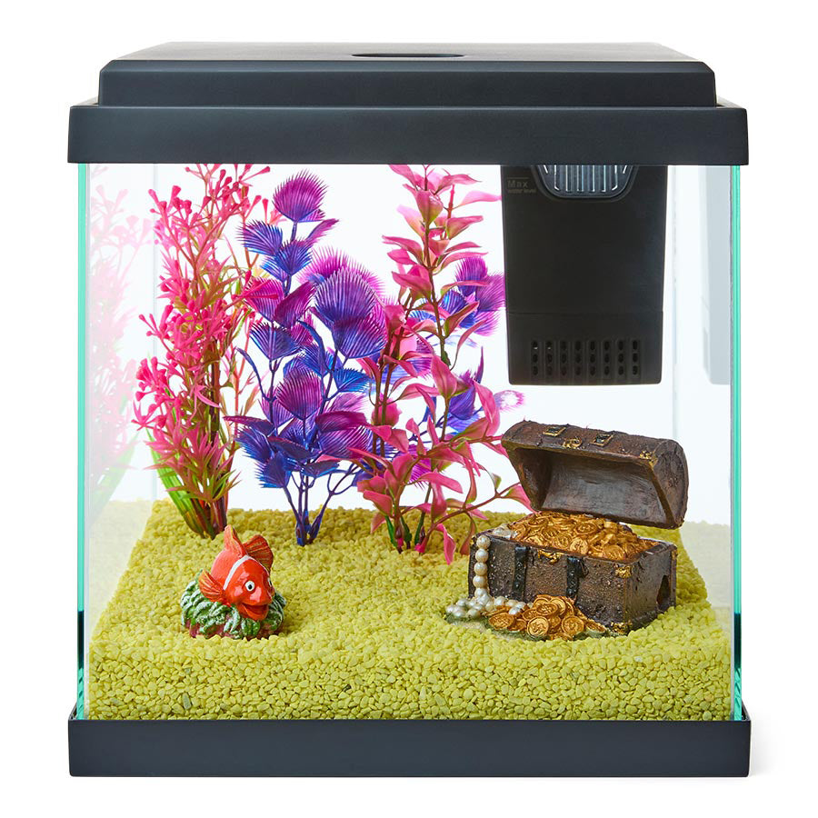 Aqua Town Kids Aquarium 15L | Complete LED Starter Fish Tank Kit