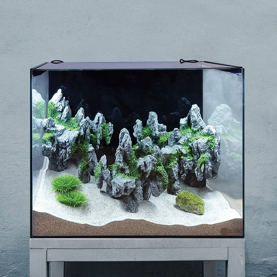 Aqua One AquaLume Aquarium Set | LED Glass Fish Tank with Internal Filter