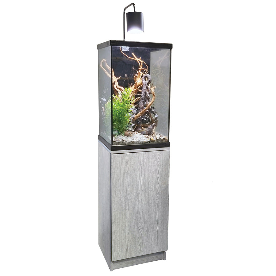 Aqua One Dynamic Aquarium 58L | Tall LED Fish Tank with AquaBac Filtration