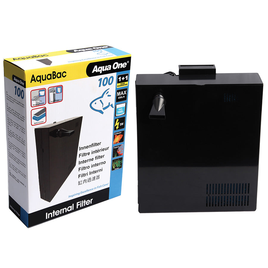 Aqua One Dynamic Aquarium 58L | Tall LED Fish Tank with AquaBac Filtration