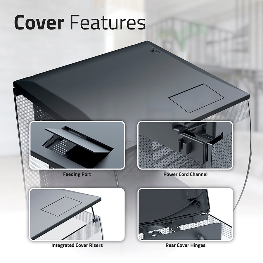 Fluval Flex 2.0 Aquarium Kit | Modern Curved Glass LED Fish Tank